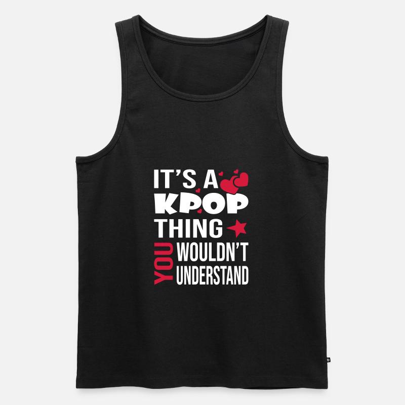 You Wouldn't Understand KPOP - Männer Premium Bio Tank Top - Schwarz