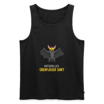 überflieger ultimativer top abräumer klassenbeste - Männer Premium Bio Tank Top - Schwarz - Vorne - AI Model Male 178 light (178cm)
