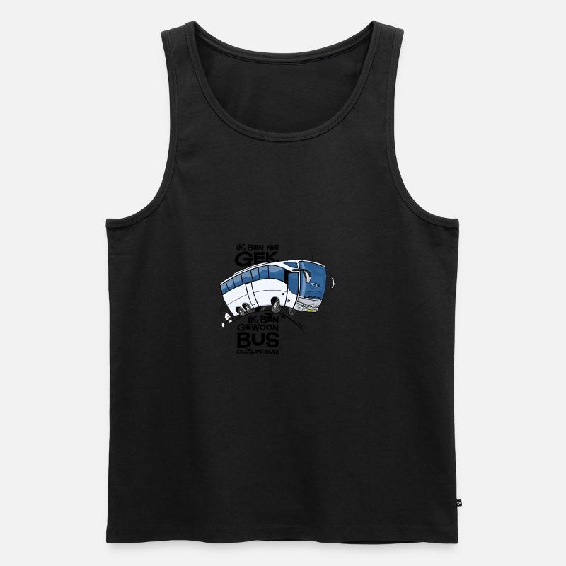 0711 Coach - Männer Premium Bio Tank Top - Schwarz
