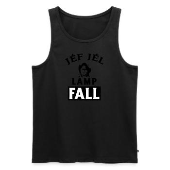 Lamp Fall Cheikh Ibra Fall Magal de Touba Geschenk - Männer Premium Bio Tank Top - Schwarz - Vorne - Michal (187cm)