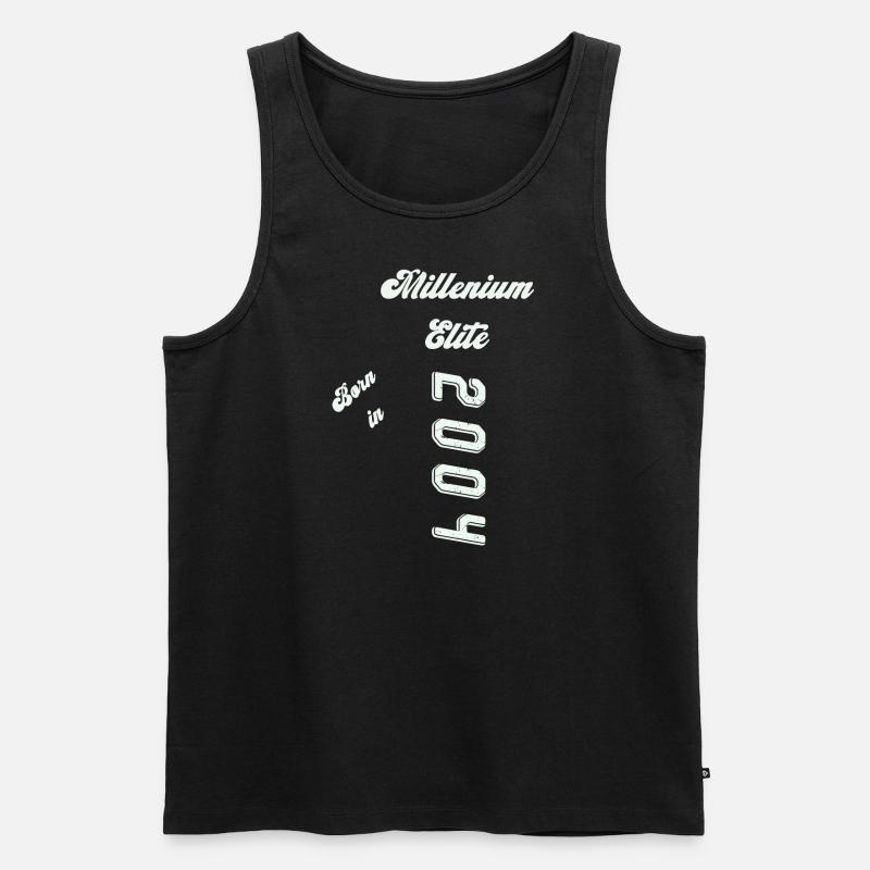 2004 - Männer Premium Bio Tank Top - Schwarz