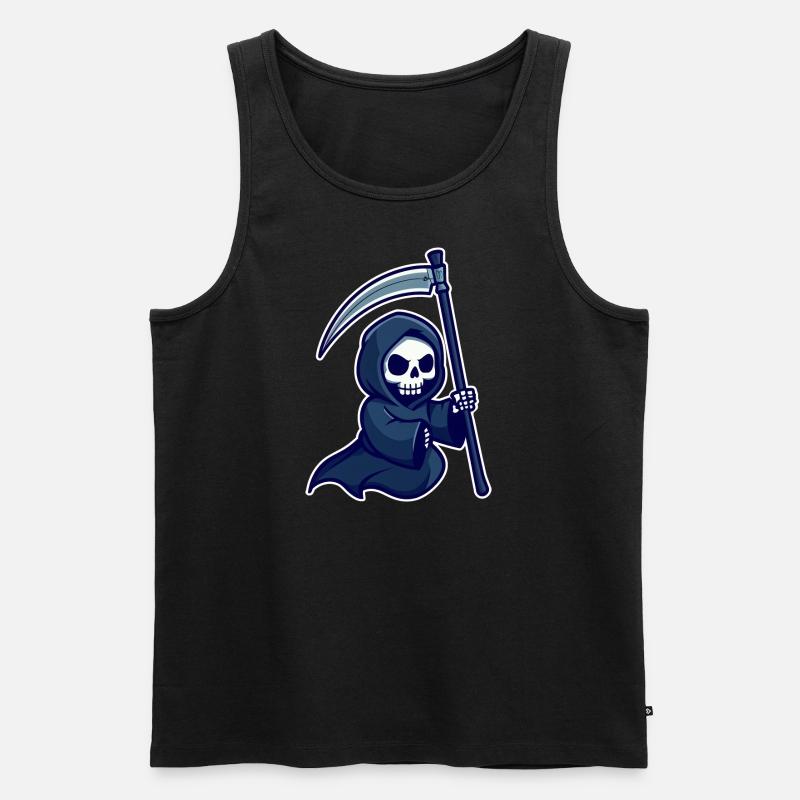 Reaper - Männer Premium Bio Tank Top - Schwarz