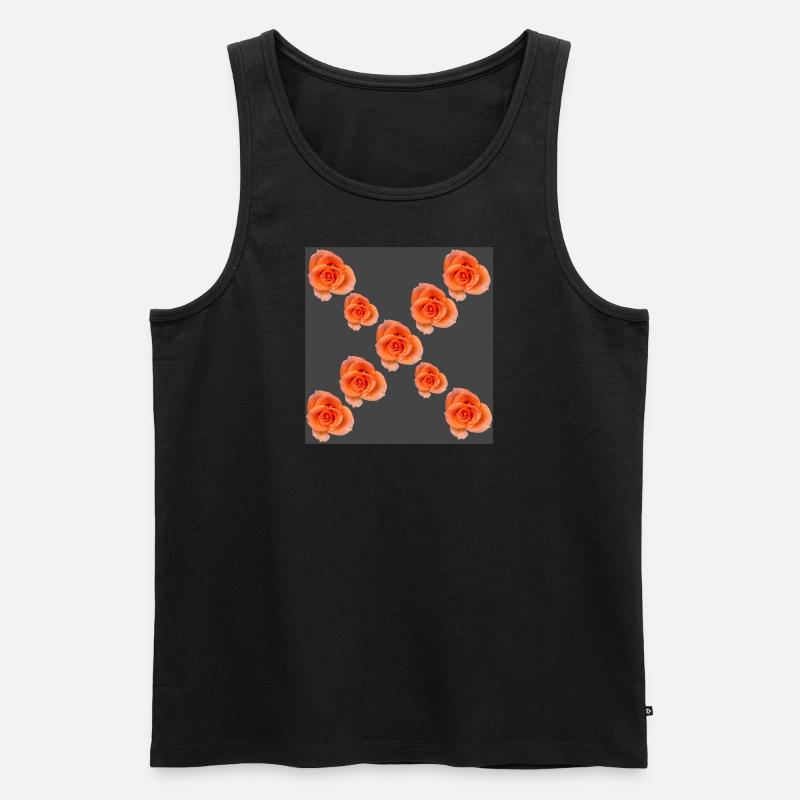 Rose - Männer Premium Bio Tank Top - undefined