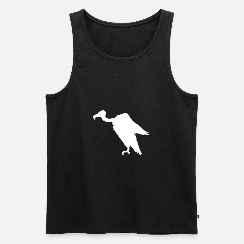 Geier - Männer Premium Bio Tank Top - Schwarz