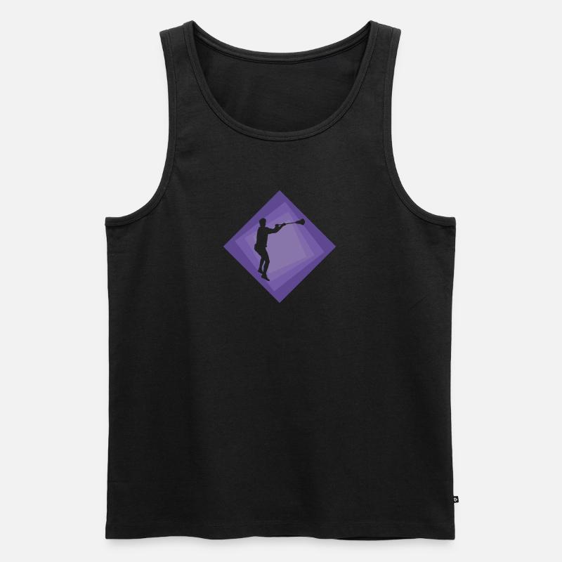 Intercrosse field Lacrosse - Männer Premium Bio Tank Top - undefined