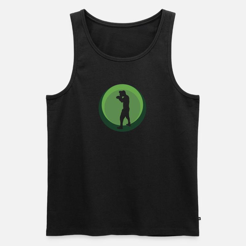 Boxen Boxkampf Boxhandschuhe - Männer Premium Bio Tank Top - undefined