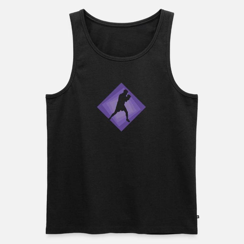 Boxer Boxkampf Boxhandschuhe - Männer Premium Bio Tank Top - undefined