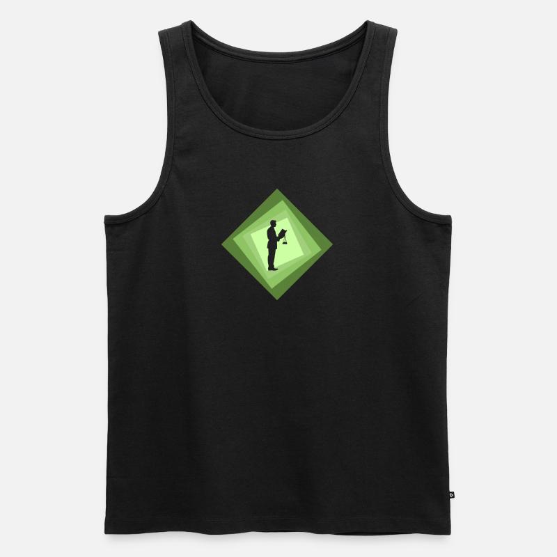 Gericht Recht Behandlung - Männer Premium Bio Tank Top - undefined