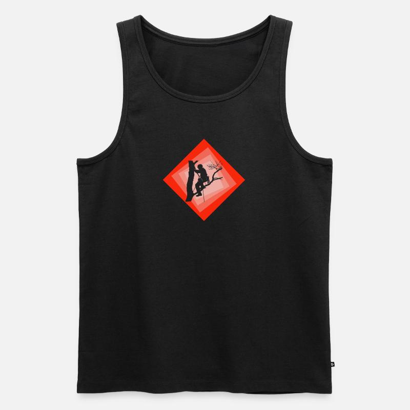 Kletterer Klettern Ausrüstung - Männer Premium Bio Tank Top - undefined