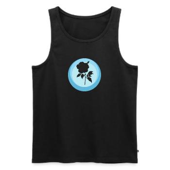 Florist Gießkanne Blumenstrau - Männer Premium Bio Tank Top - Schwarz - Vorne - AI Model Male 178 light (178cm)