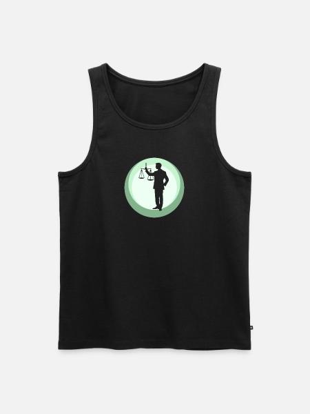 Gericht Behandlung Versicherung - Männer Premium Bio Tank Top -