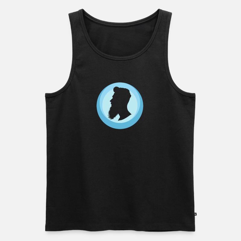 Bart November Hipster - Männer Premium Bio Tank Top - undefined