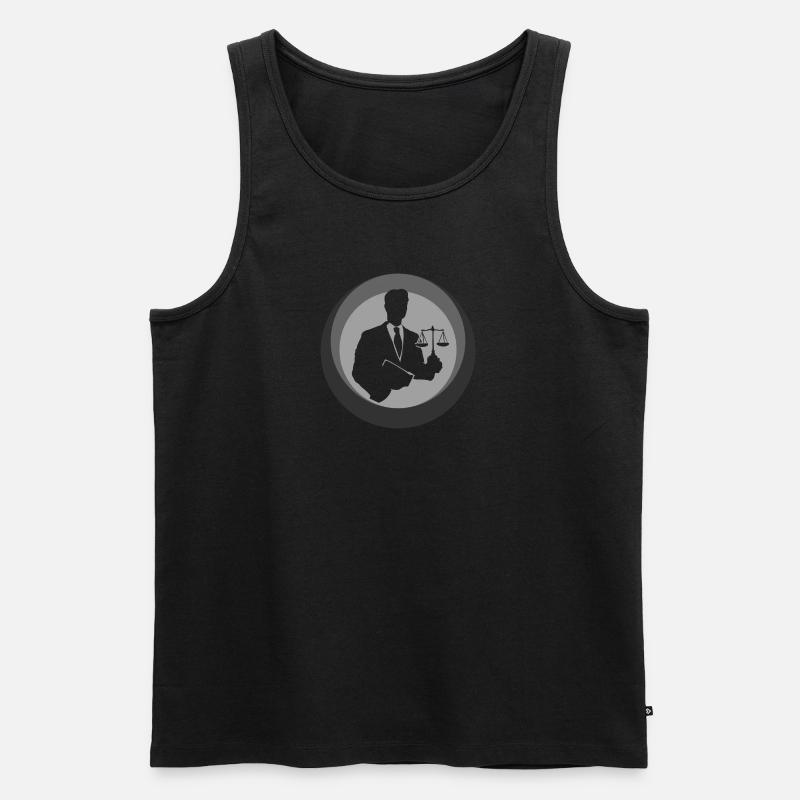 Gericht Behandlung - Männer Premium Bio Tank Top - undefined
