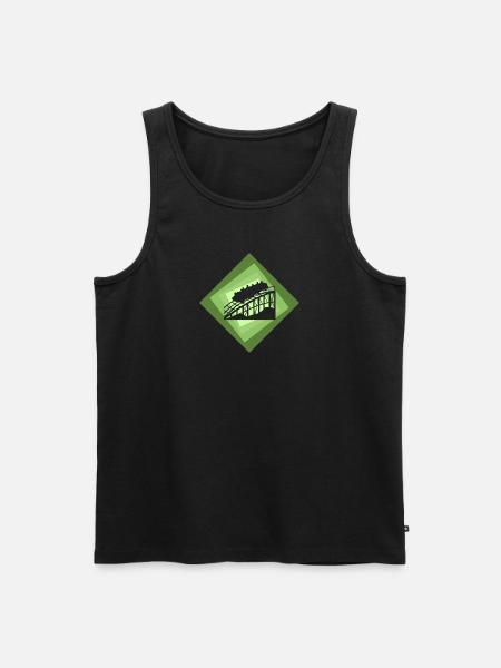 Achterbahn Festzelt rollercoaster - Männer Premium Bio Tank Top -