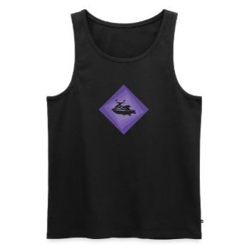 Water Sports Jet Ski - Men's Premium Organic Tank Top - black - Front - Michal (187cm)