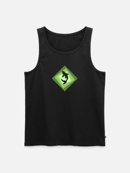 Koi Fisch Fischer - Männer Premium Bio Tank Top - 