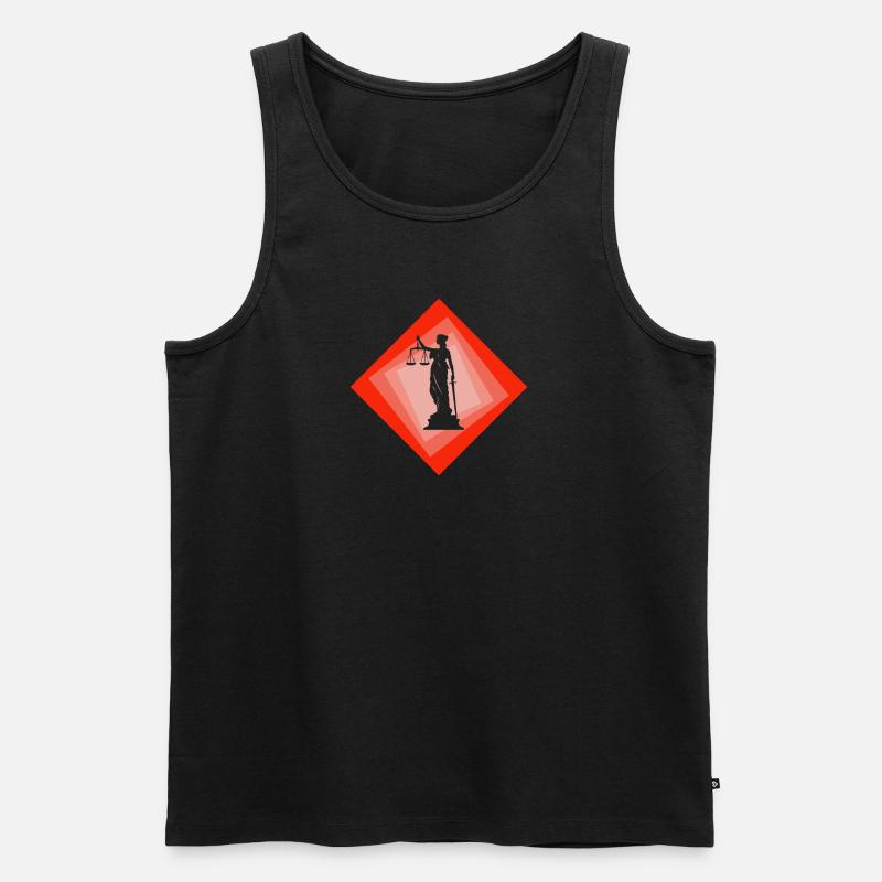 Anwalt Gericht - Männer Premium Bio Tank Top - undefined