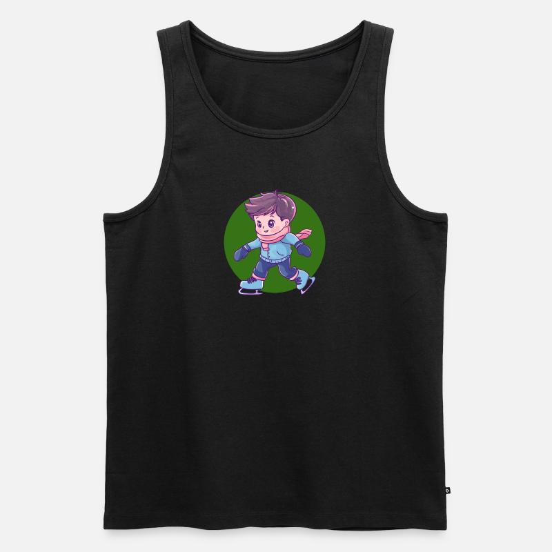 Eislauf Eiskunstlauf - Männer Premium Bio Tank Top - undefined
