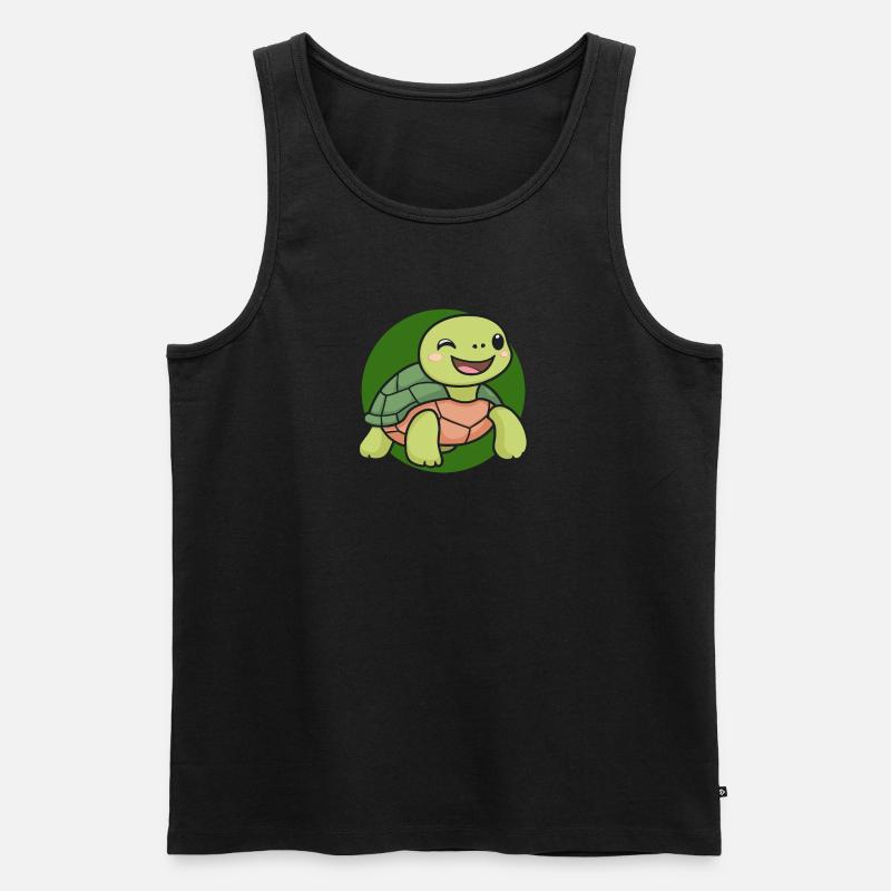 Turtle Schildkröte - Männer Premium Bio Tank Top - undefined