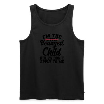 Family Kids Siblings Funny Gift Idea - Men's Premium Organic Tank Top - black - Front - Michal (187cm)