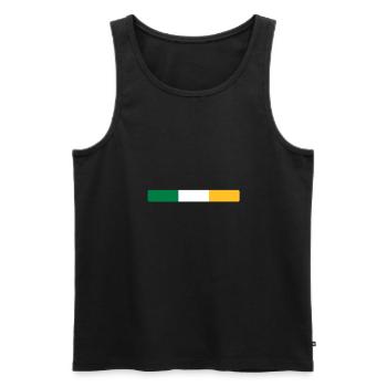 Irlande - Männer Premium Bio Tank Top - Schwarz - Vorne - AI Model Male 178 light (178cm)