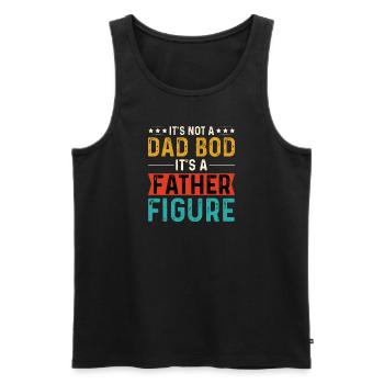 World's Best Dad Dad Couples Couple Parents Dad Daddy - Men's Premium Organic Tank Top - black - Front - Michal (187cm)