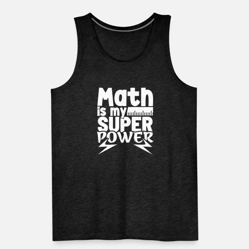 Math teacher Mathematical formula Geometry teacher Men's Premium Organic Tank Top