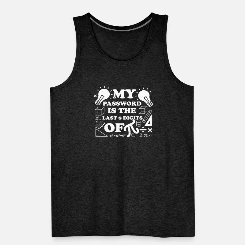Math teacher Mathematical formula Geometry teacher Men's Premium Organic Tank Top