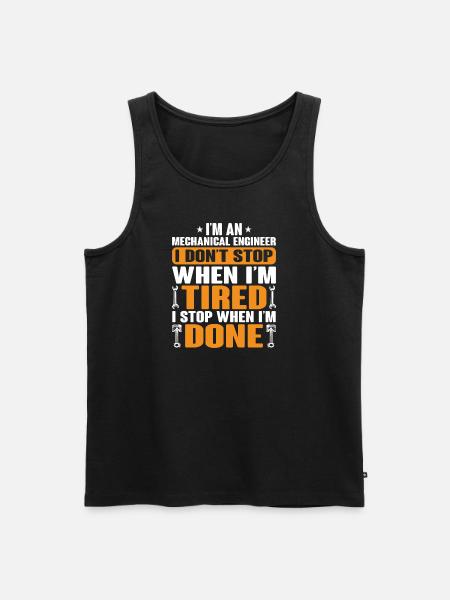 Mechanical Engineer Mechanical Engineer Profession - Men's Premium Organic Tank Top - black