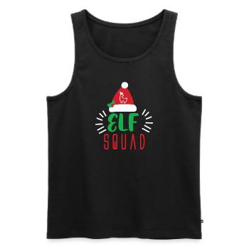 Onze petits elfes de Noël contes de fées Cadeau enfant - Débardeur bio Premium Homme - noir - Devant - Michal (187cm)