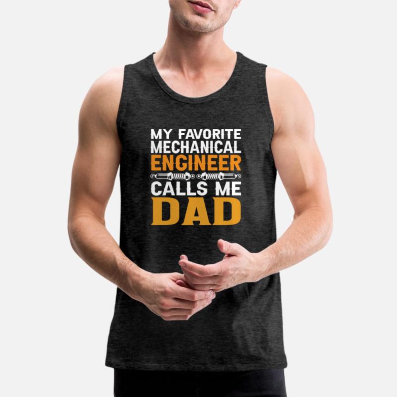 Engineer Brain Mechanical Engineering Electrical Engineering Son Men's Premium Organic Tank Top