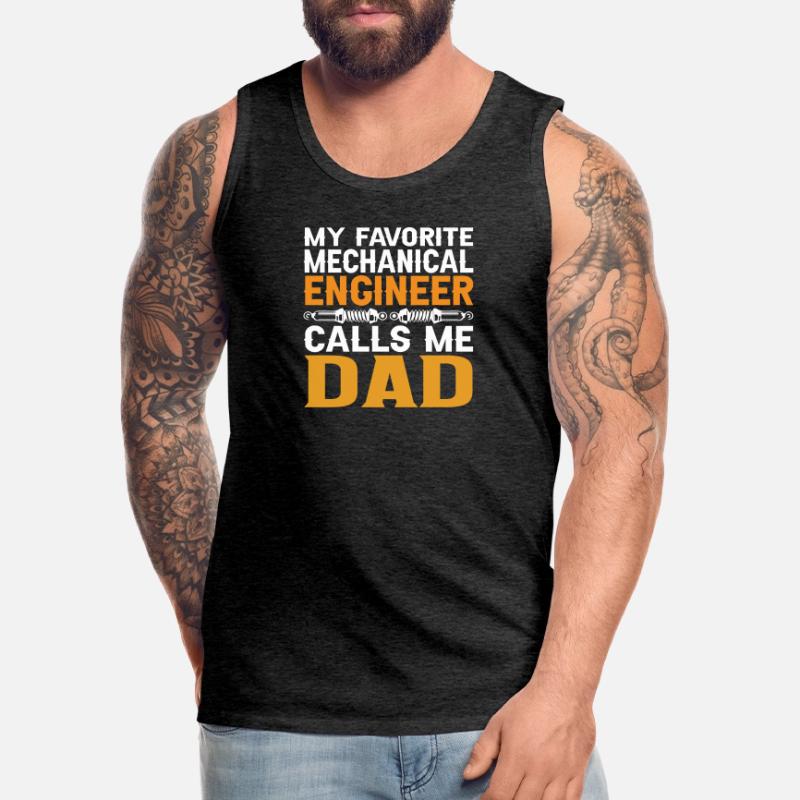 Engineer Brain Mechanical Engineering Electrical Engineering Son Men's Premium Organic Tank Top