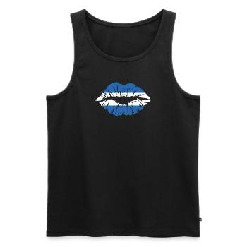 Nicaragua Heart Flag Flag Travel South America - Men's Premium Organic Tank Top - black - Front - Michal (187cm)