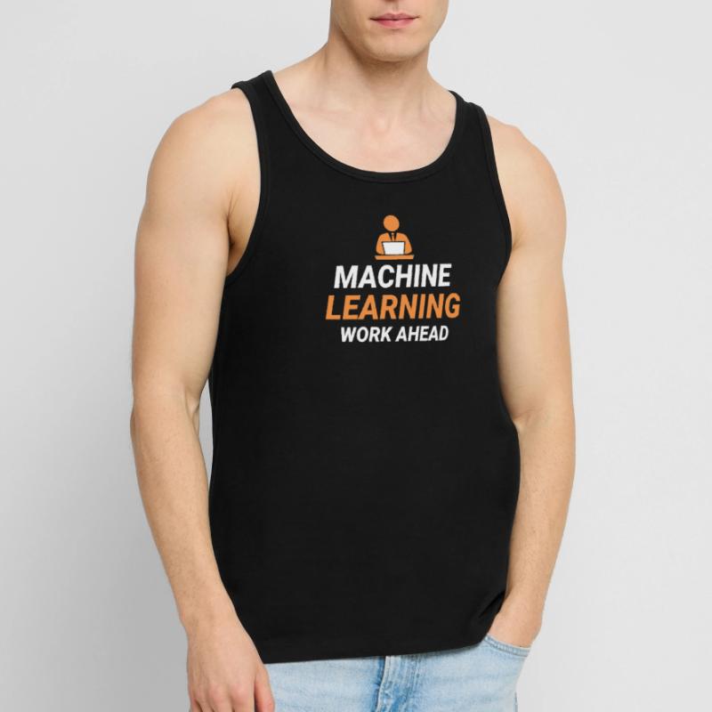 Deep Learning Machine Learning AI KI Men's Premium Organic Tank Top