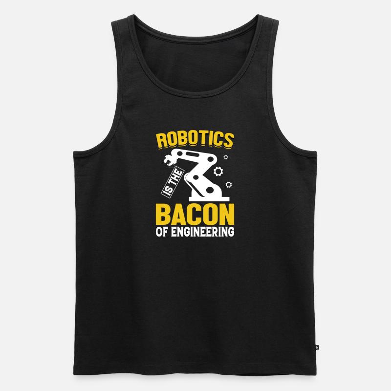Robot Programmer Automation Technician - Men's Premium Organic Tank Top - black