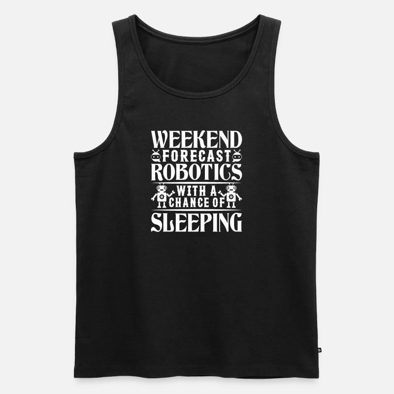 Robot Programmer Automation Technician - Men's Premium Organic Tank Top - black