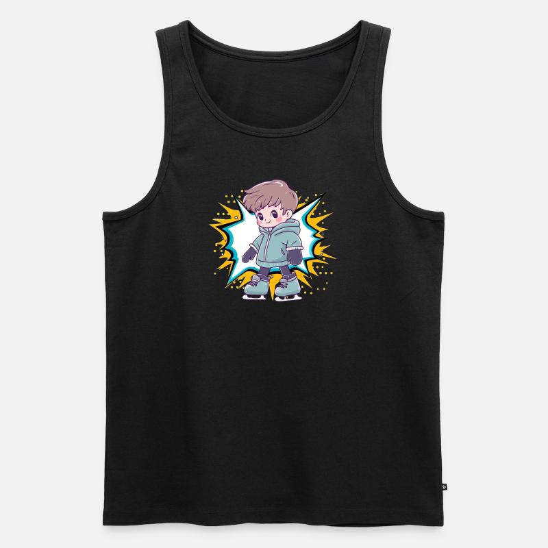 Eislauf Iceskating - Männer Premium Bio Tank Top - undefined