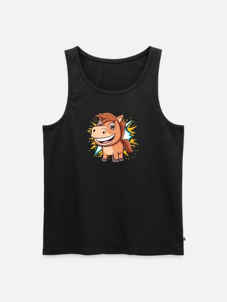 Pferde Ponyhof - Männer Premium Bio Tank Top - 