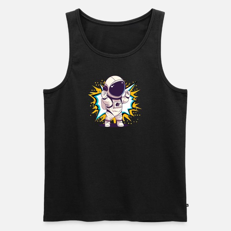 Fusée astronaute - Débardeur bio Premium Homme - undefined