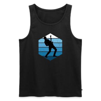 Guitar electronic guitar Egitarre akustische gitar - Männer Premium Bio Tank Top - Schwarz - Vorne - Michal (187cm)