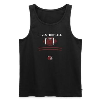 Girls Football - Football - Männer Premium Bio Tank Top - Schwarz - Vorne - Michal (187cm)