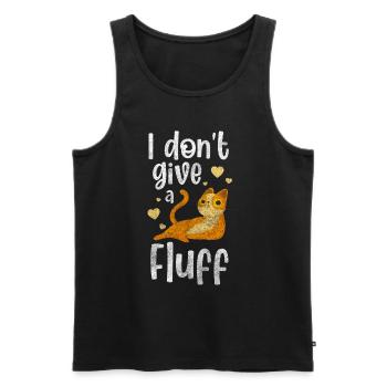 Mir egal Anti Sozial Nein Sarkasmus - Männer Premium Bio Tank Top - Schwarz - Vorne - Michal (187cm)
