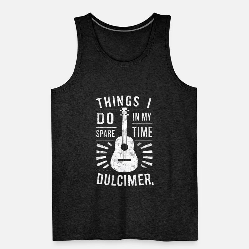 Gift for dulcimer lover Men's Premium Organic Tank Top