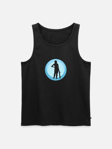 Ollie Skating - Men's Premium Organic Tank Top -