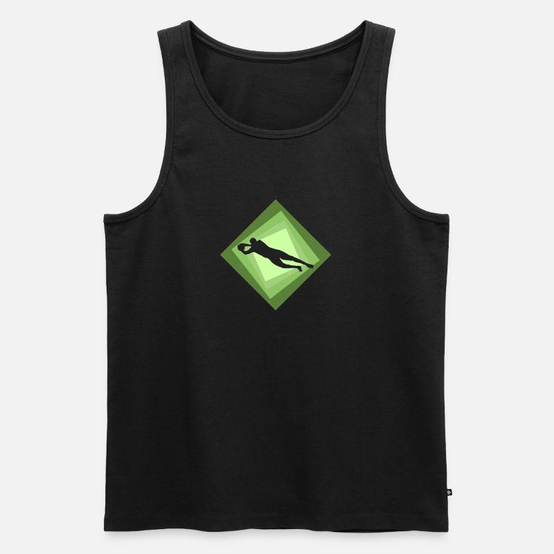 Kicken Verteidiger - Männer Premium Bio Tank Top - undefined