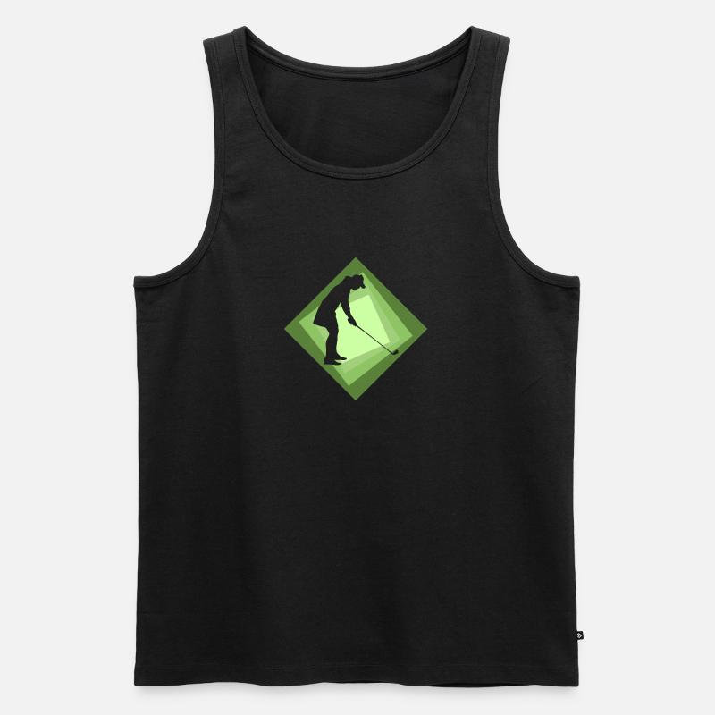 Chip Golfer - Männer Premium Bio Tank Top - undefined