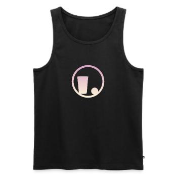 Party Bierpong Partymonster - Männer Premium Bio Tank Top - Schwarz - Vorne - AI Model Male 178 light (178cm)