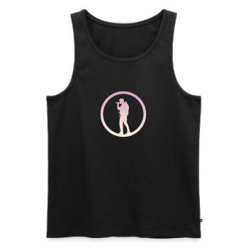 Beatboxer Beatboxer Beatboxer - Men's Premium Organic Tank Top - black - Front - AI Model Male 178 light (178cm)