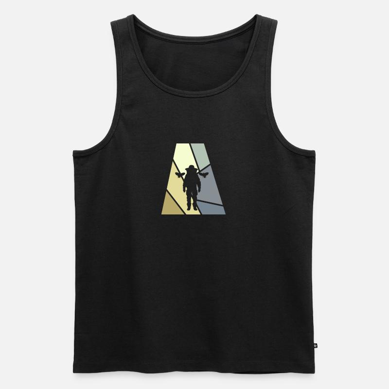 Imker Imker Wabe - Männer Premium Bio Tank Top - undefined