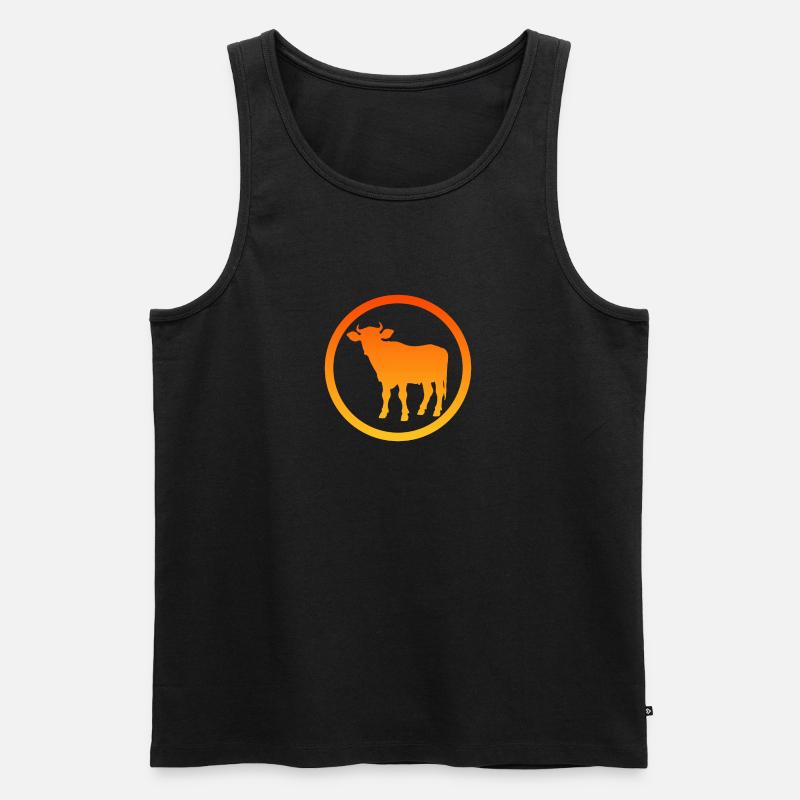 Kühe Kuh Rind - Männer Premium Bio Tank Top - undefined